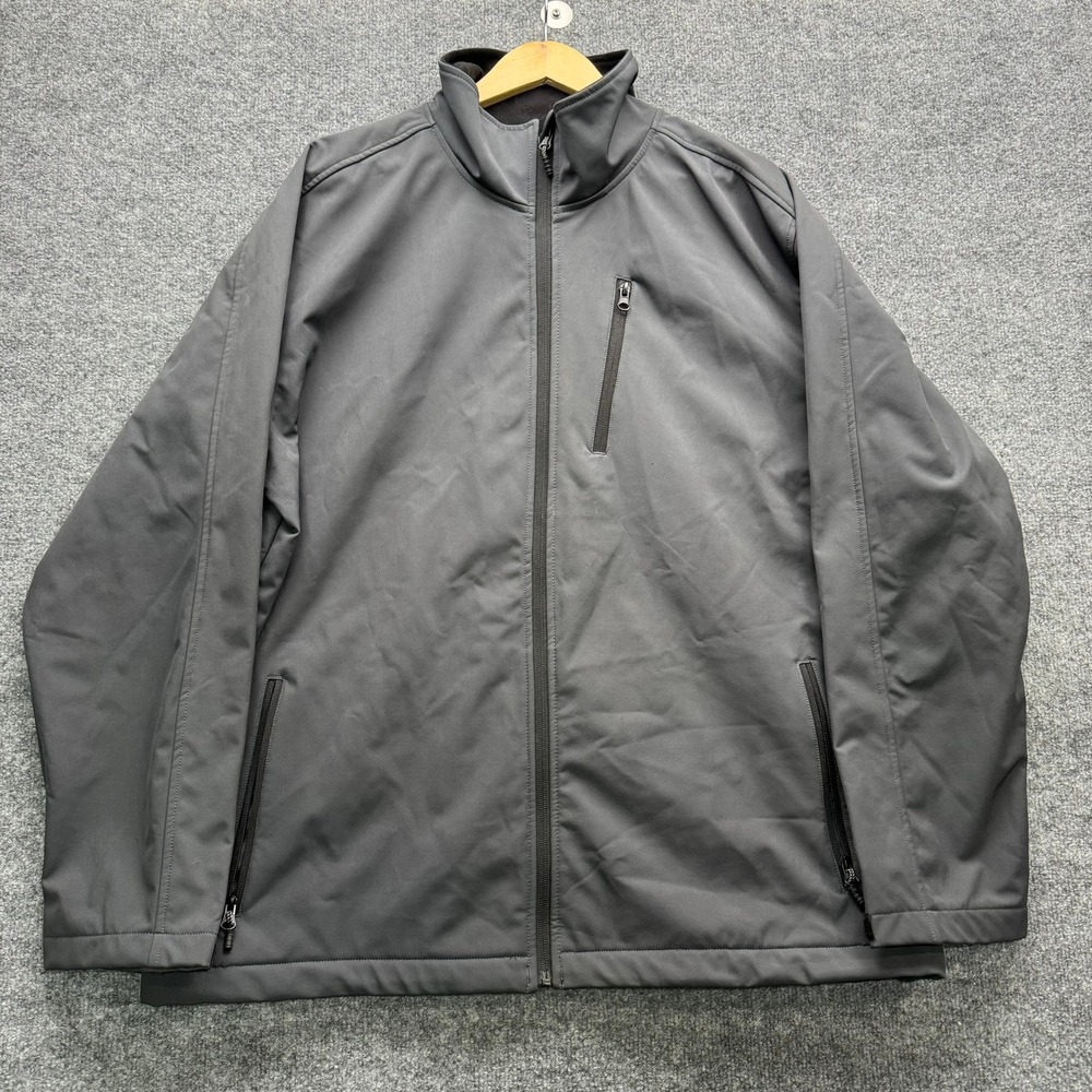Iceburg Outerwear Jacket Men's Size XL Gray Zip Up‎ Fleece Lined Coat